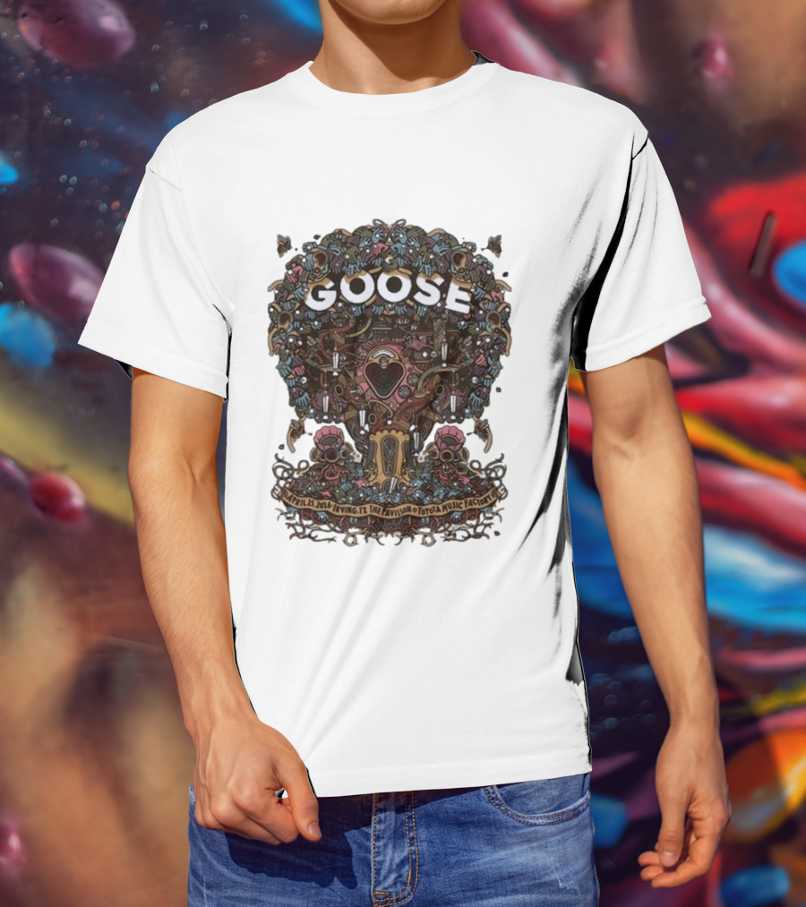 GOOSE April 25 2016 The Pavilion At Toyota Music Factory Irving TX Event T-Shirt