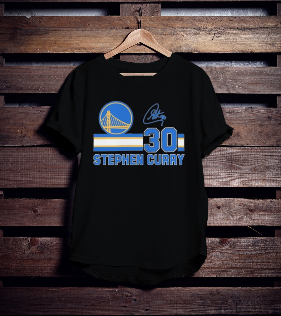 Stephen Curry Golden State Warriors 30 Signature T-Shirt