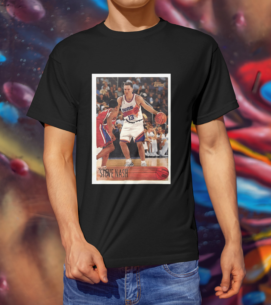 Steve Nash Phoenix Suns Topps NBA Card 13 T-Shirt