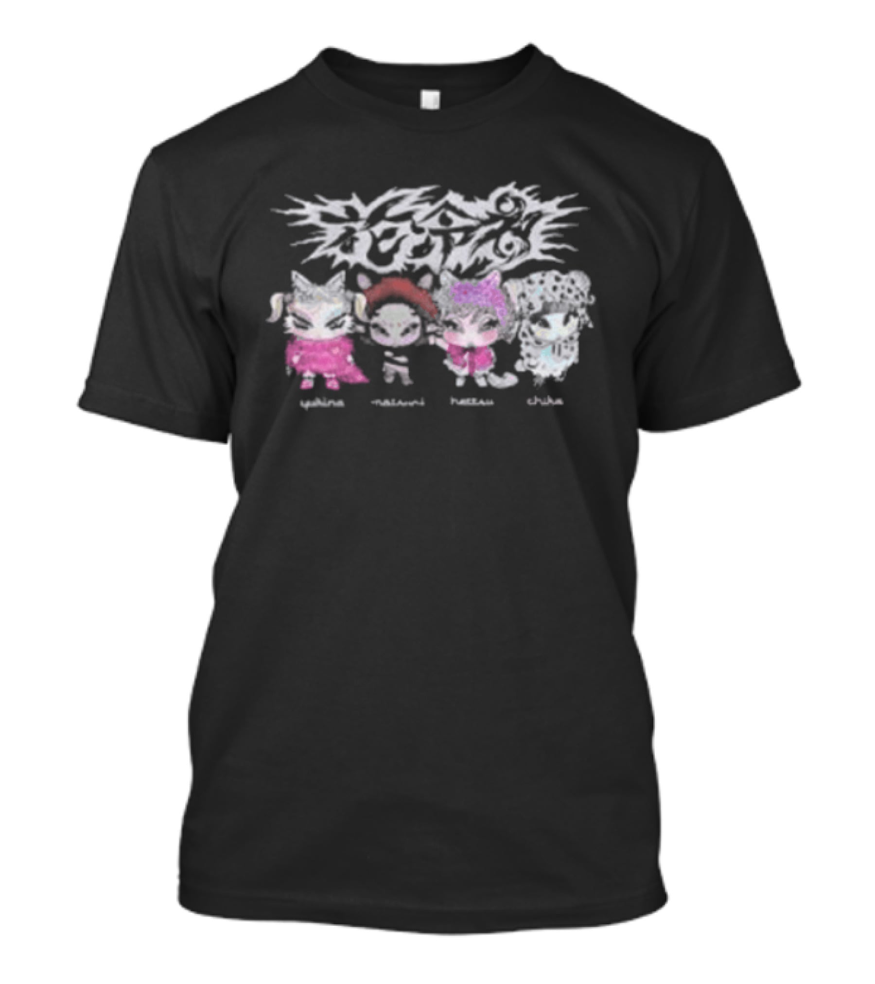 Hanabie 2026 Piggy Tour Characters Geddaeborra Poopland France Tofu T-Shirt