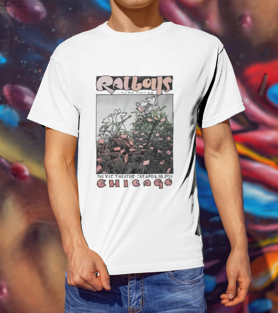 Ratboys Live At The Vic Theatre April 18 2026 Chicago IL T-Shirt