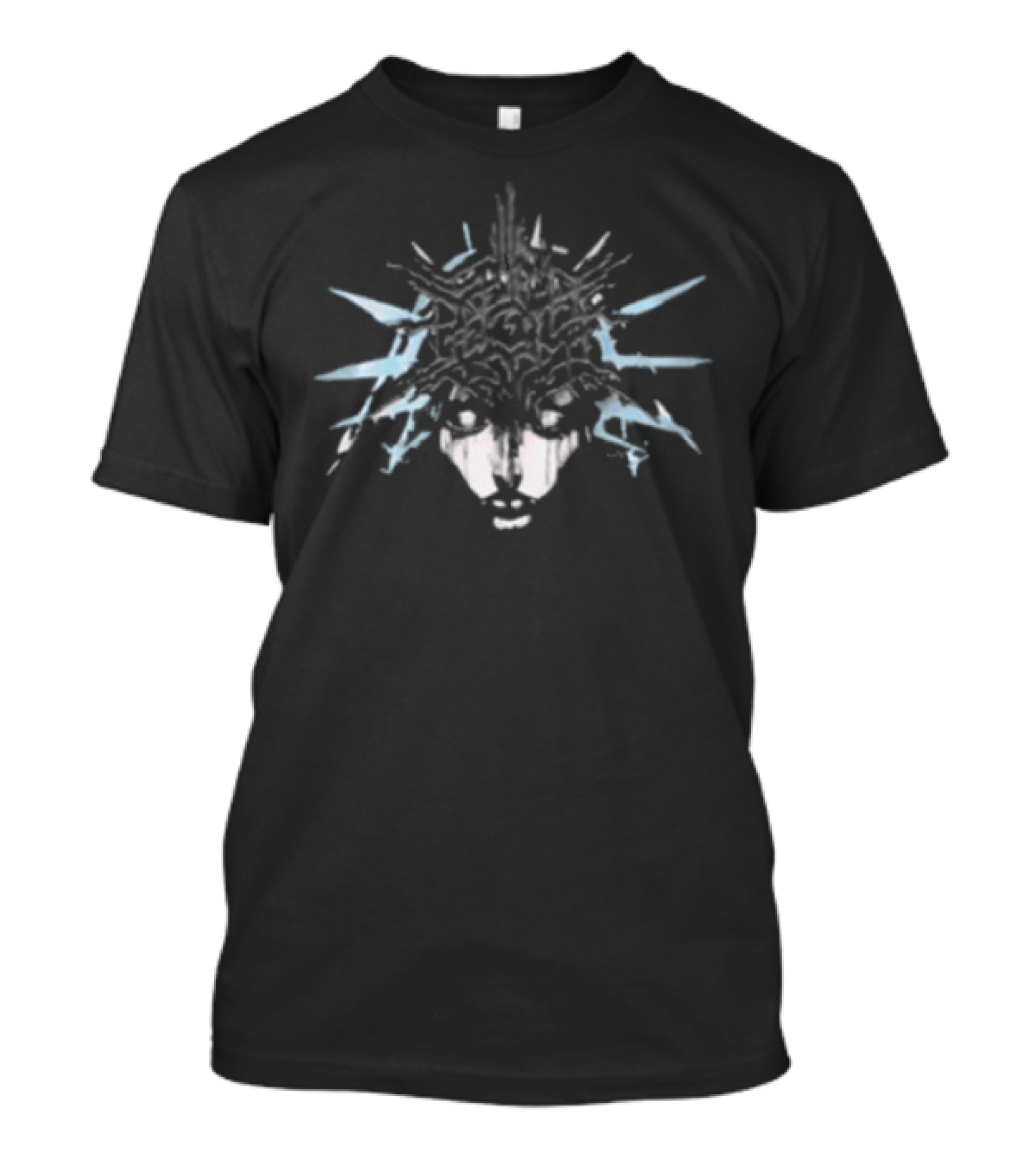 Impericon Psycho Frame Salvation Intricate Skull And Face T-Shirt