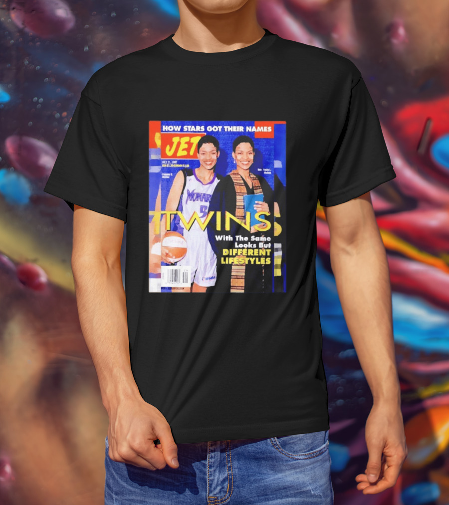 Jet Magazine Pamela McGee And Paula McGee Twins Different Lifestyles July 27 1987 T-Shirt