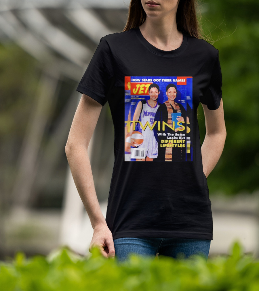Jet Magazine Pamela McGee And Paula McGee Twins Different Lifestyles July 27 1987 T-Shirt
