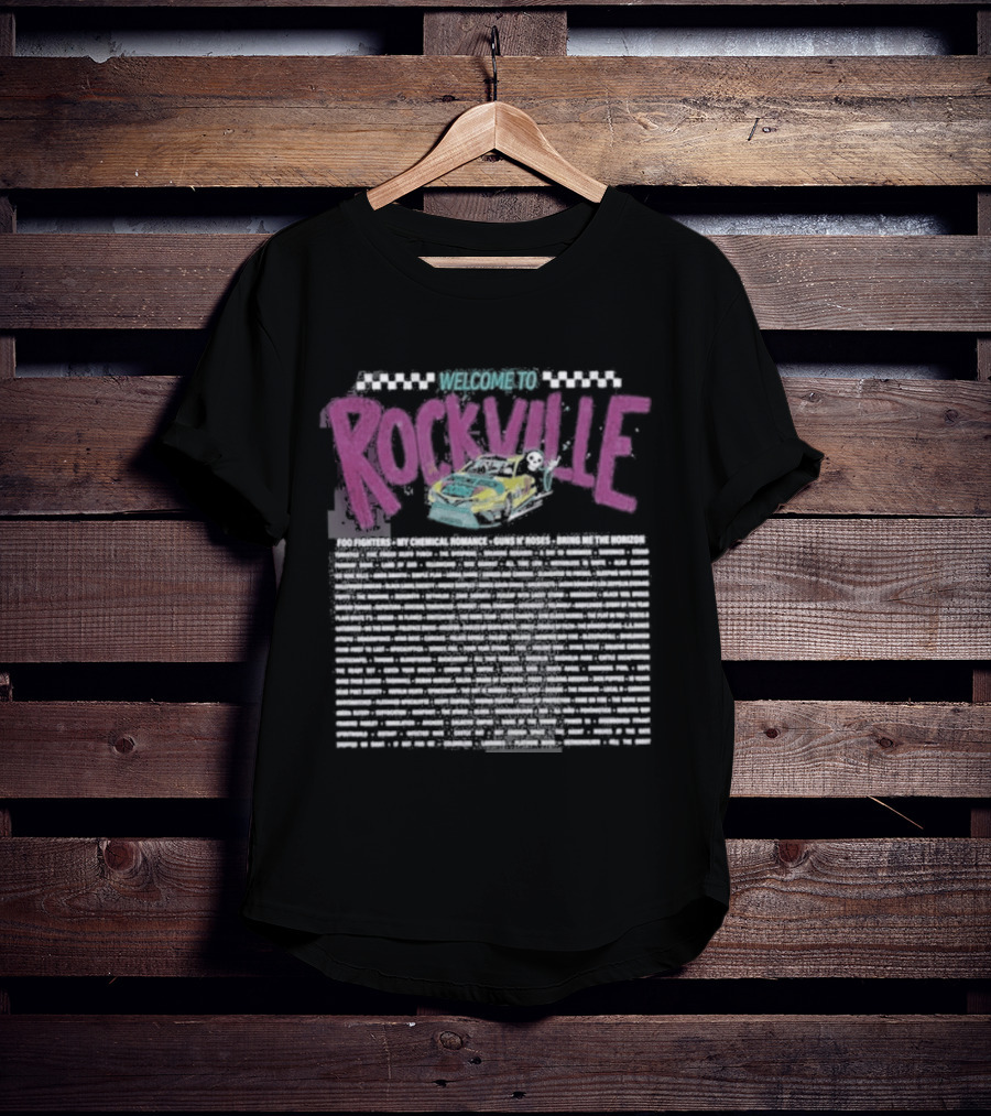 Welcome To Rockville Daytona Beach FL May 7 To 10 2026 Devil Horns Music Festival Lineup T-Shirt