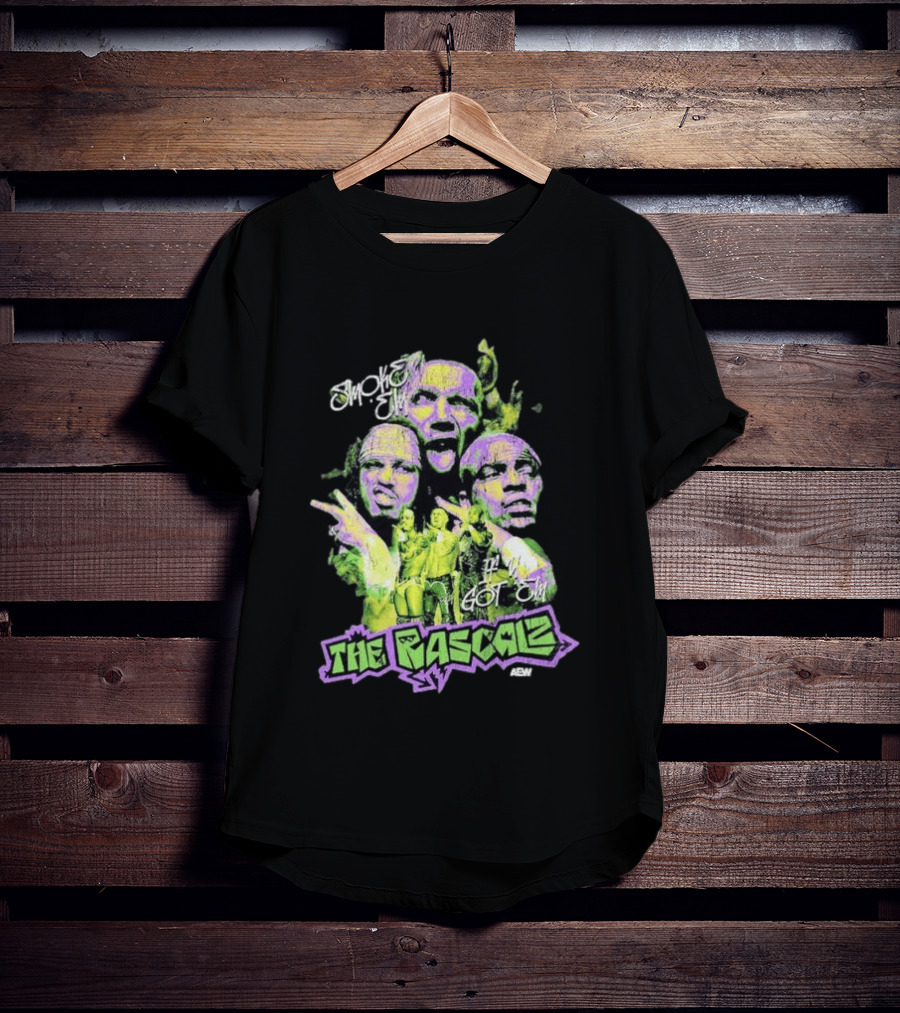 AEW The Rascalz Smoke Em If You Got Em Vibrant Wrestling Crew T-Shirt