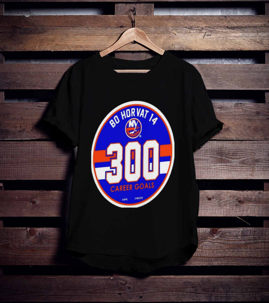 Bo Horvat 14 Islanders NHL 300 Career Goals T-Shirt