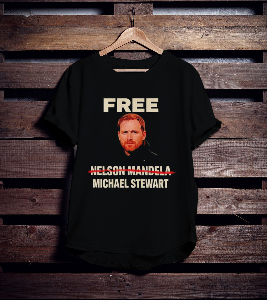 Free Michael Stewart Manchester United T-Shirt