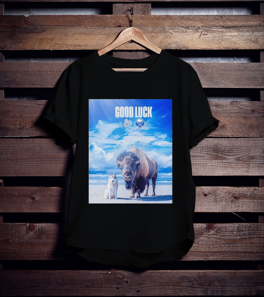 Good Luck Jacksonville Icemen Buffalo Sabres NHL Team Game 1 Buffalo Beach Sky T-Shirt