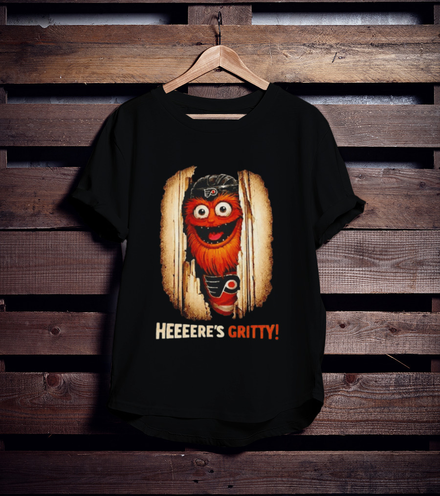 Heeere's Gritty Philadelphia Flyers Hockey T-Shirt