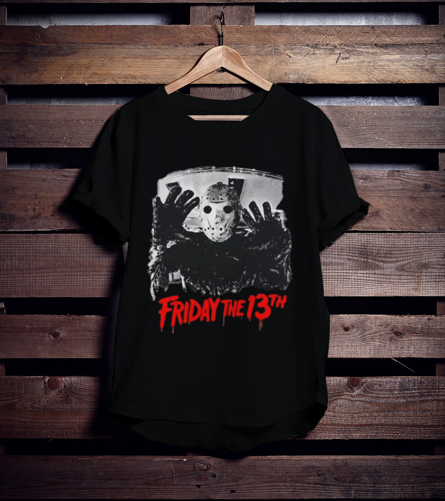Friday The 13th Jason Voorhees Horror Icon Classic Mask T-Shirt