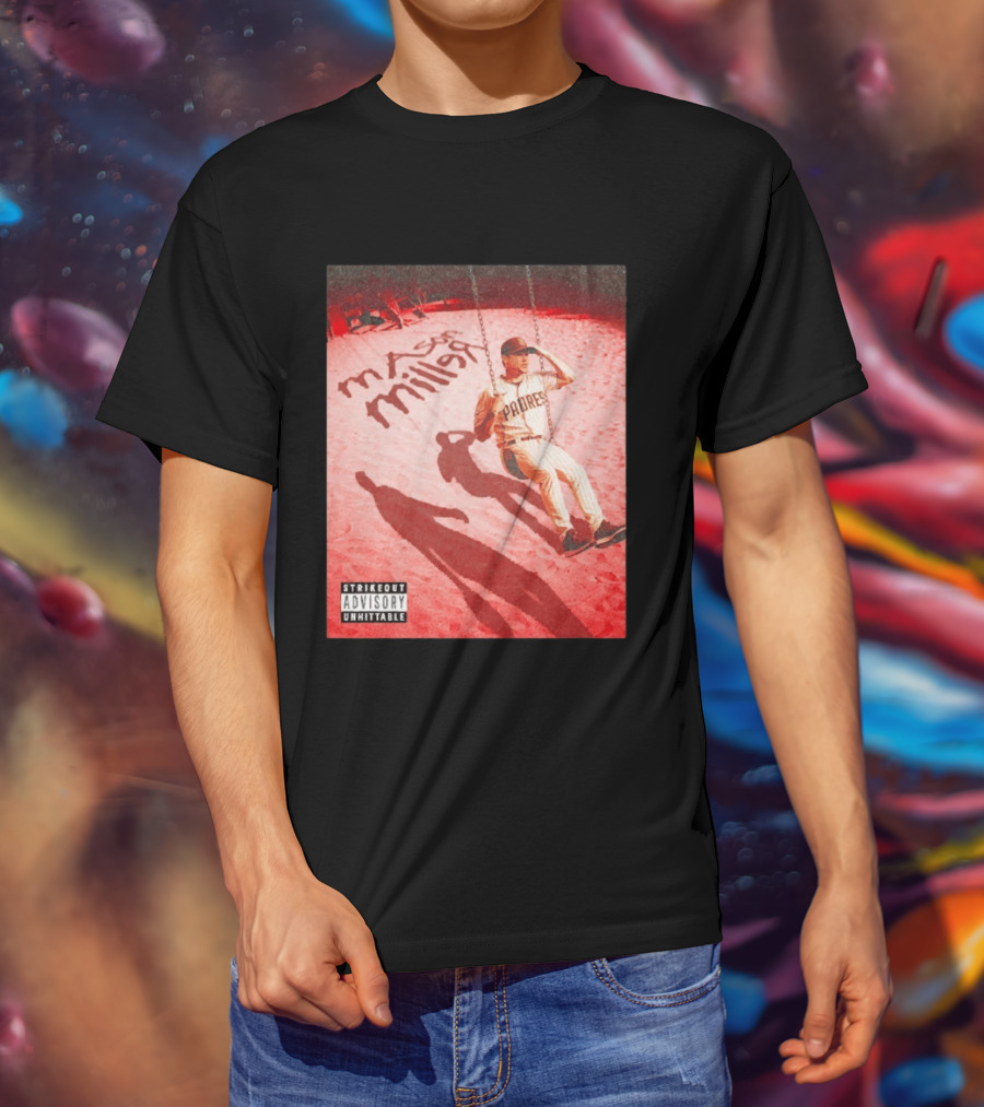 Mason Miller Padres MLB Reaper With Strikeout Advisory Unhittable T-Shirt