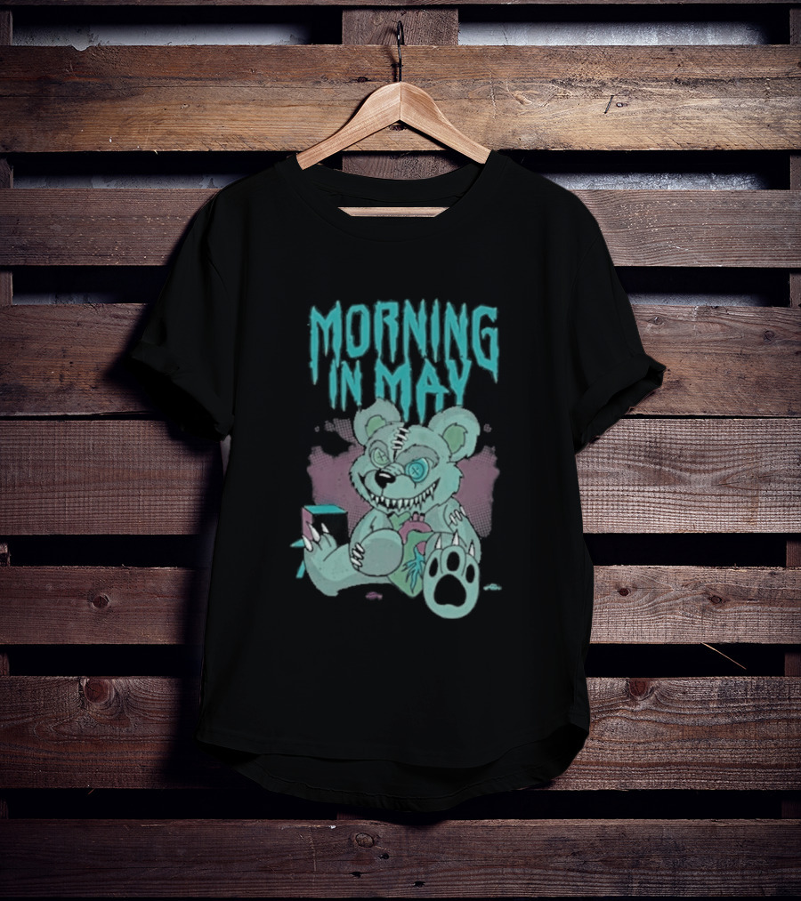 Morning In May Deaddy Bear Pink And Blue Teddy T-Shirt