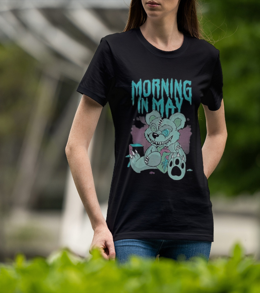 Morning In May Deaddy Bear Pink And Blue Teddy T-Shirt