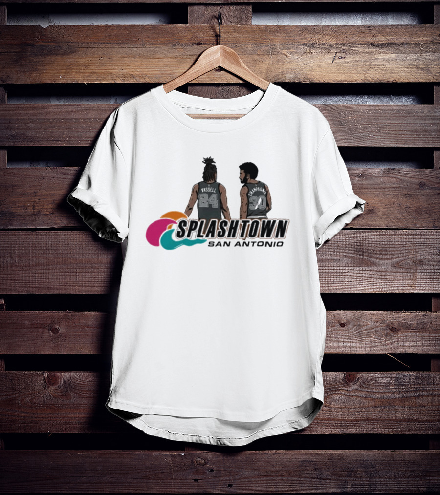 Splashtown San Antonio Devin Vassell 24 Julian Champagnie 30 T-Shirt