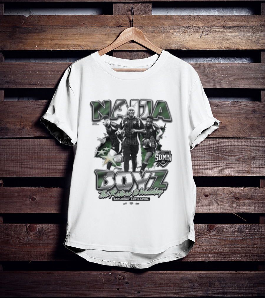 Naija Boyz The Return To Wembley Star T-Shirt