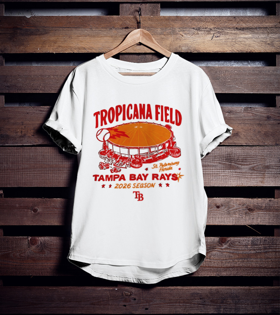 Tropicana Field Tampa Bay Rays Home Run 2026 Season T-Shirt