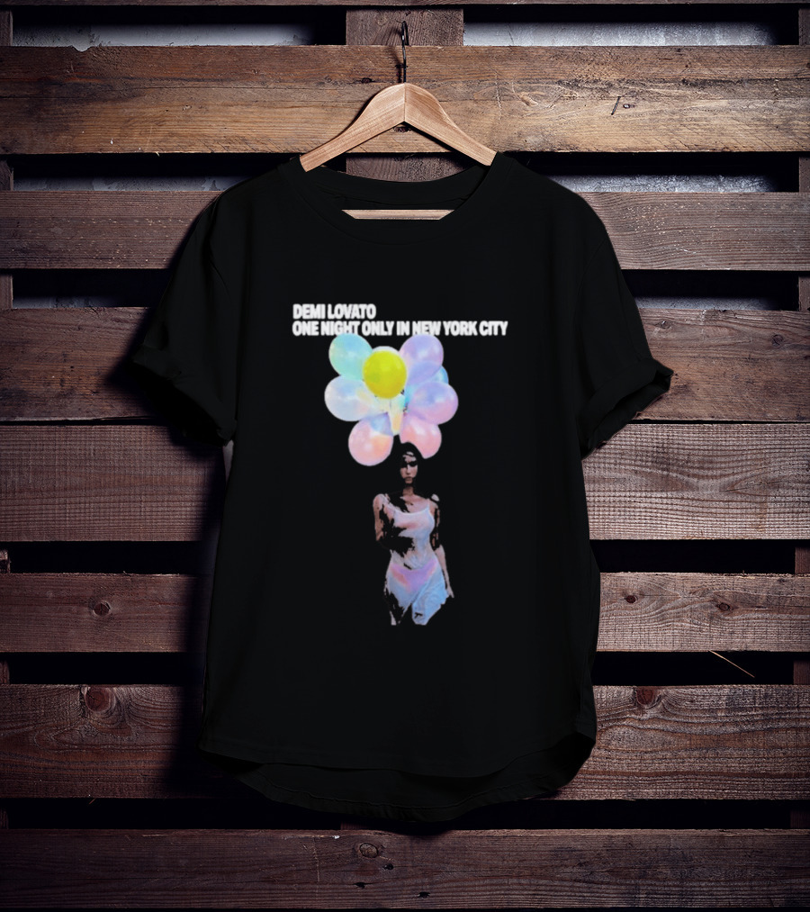 Demi Lovato One Night Only In New York City Colorful Balloons Dress T-Shirt