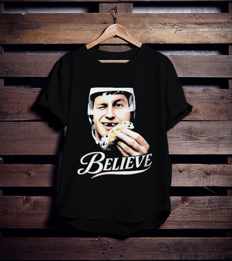 Believe Jack Hughes Big Head Philadelphia Flyers NHL T-Shirt
