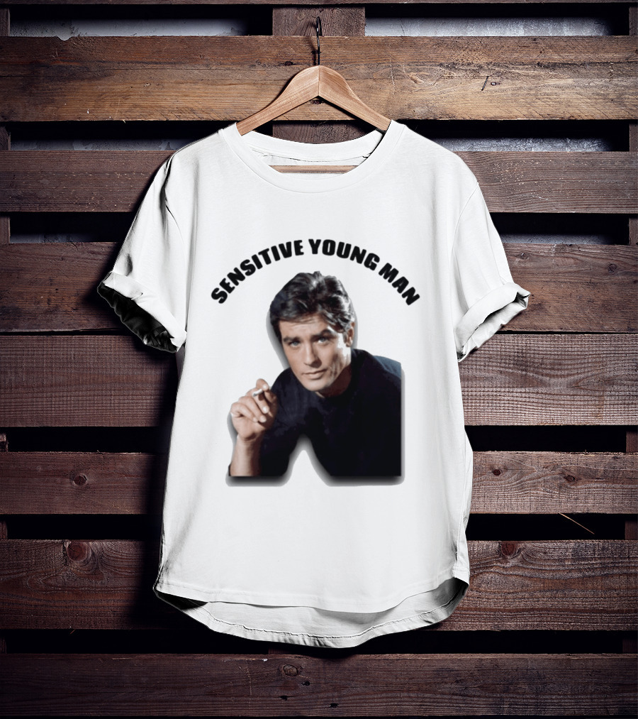 Sensitive Young Man Iconic Actor Cigarette T-Shirt