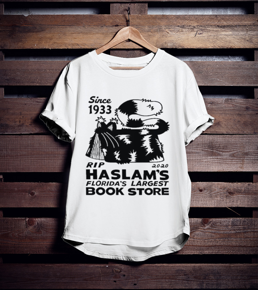 Since 1933 RIP 2020 Haslam's Florida's Largest Book Store Snoopy Doghouse T-Shirt