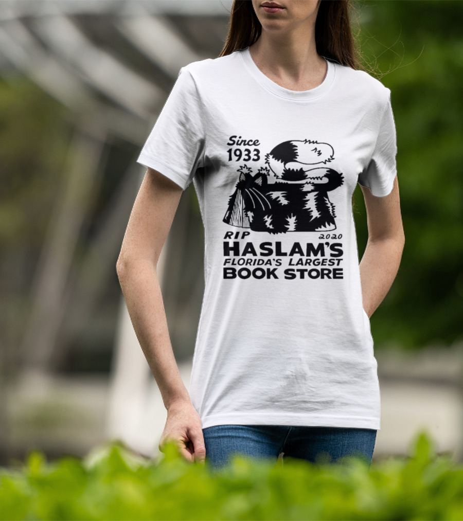 Since 1933 RIP 2020 Haslam's Florida's Largest Book Store Snoopy Doghouse T-Shirt