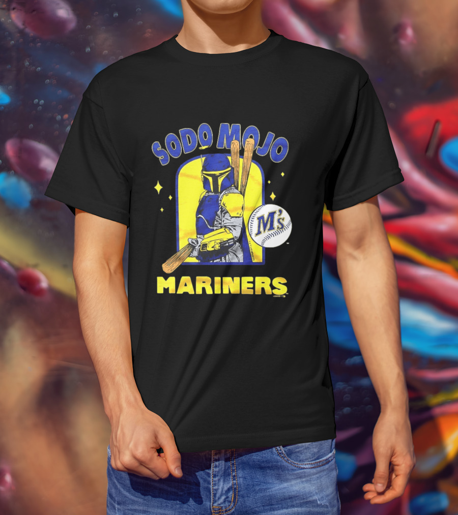 Sodo Mojo Mariners Star Wars M's Baseball T-Shirt