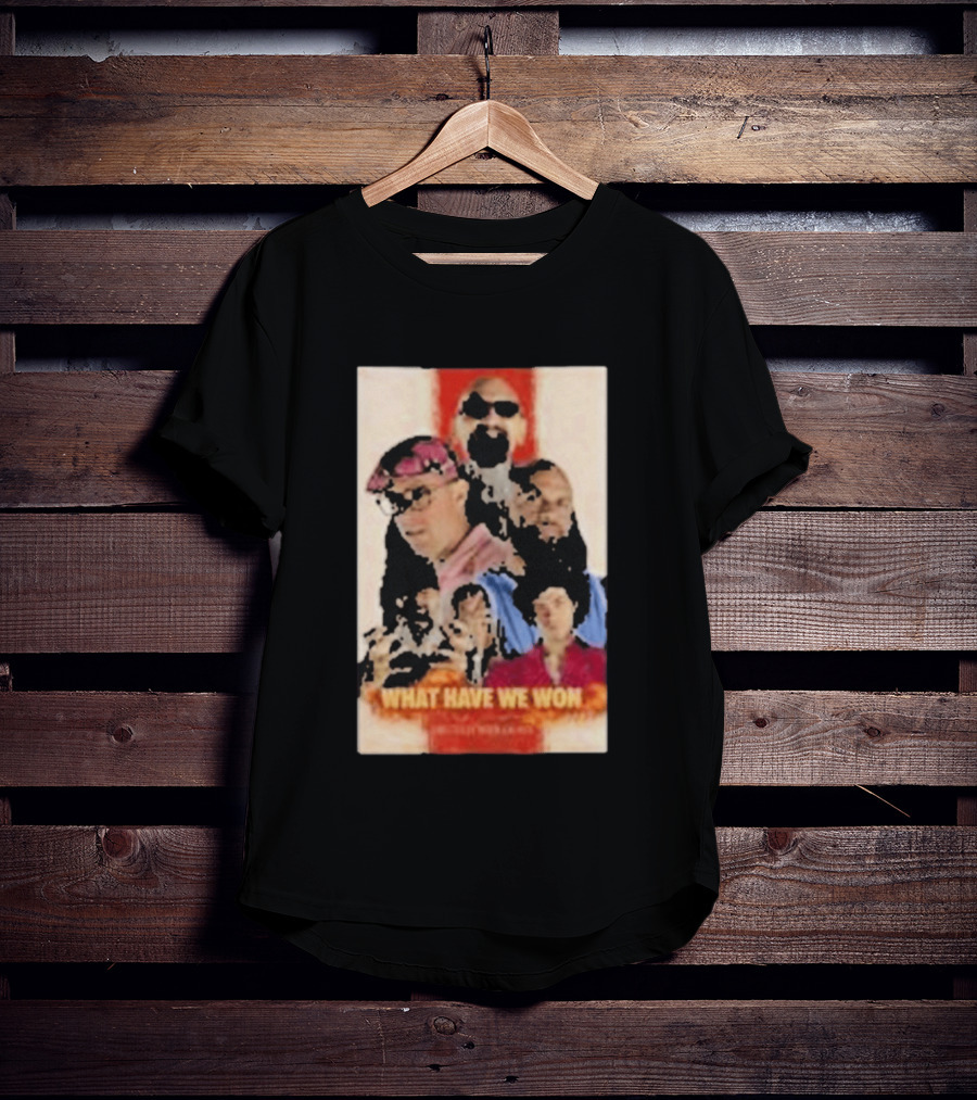 What Have We Won Marshmallow Napalm Band Members Collage T-Shirt