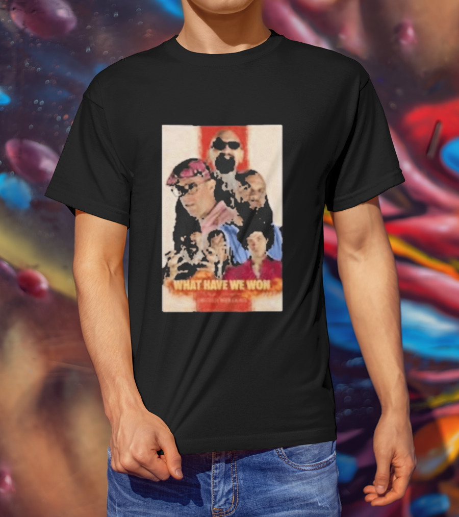 What Have We Won Marshmallow Napalm Band Members Collage T-Shirt