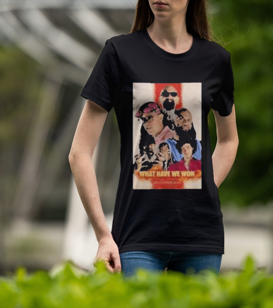 What Have We Won Marshmallow Napalm Band Members Collage T-Shirt