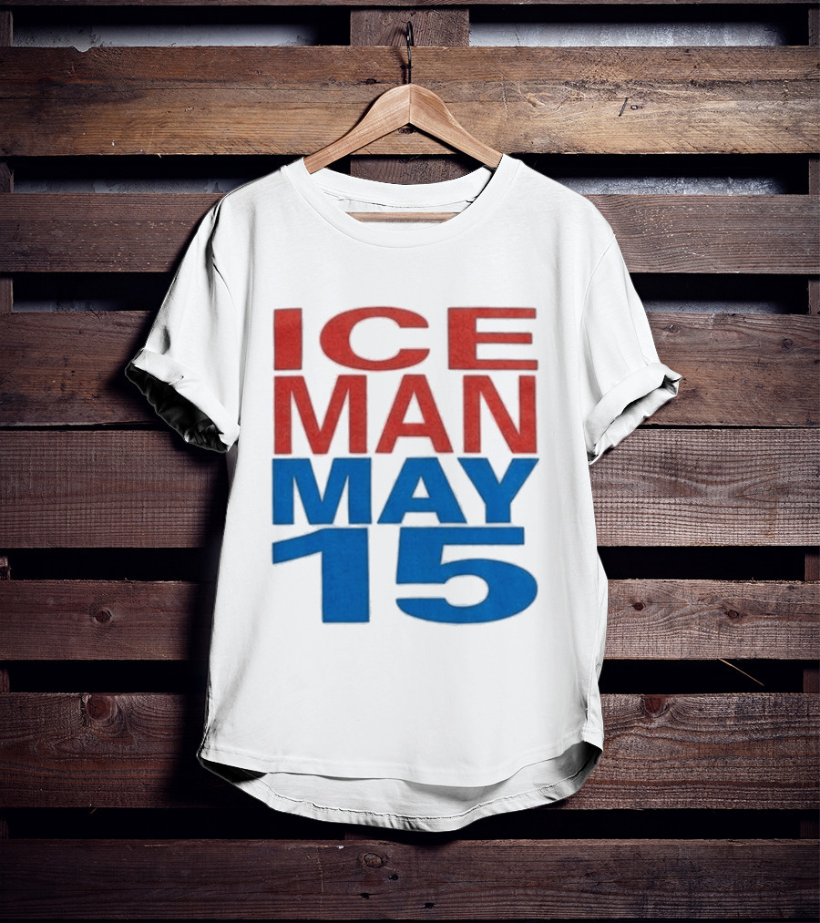 Iceman May 15 Bold Red Blue T-Shirt