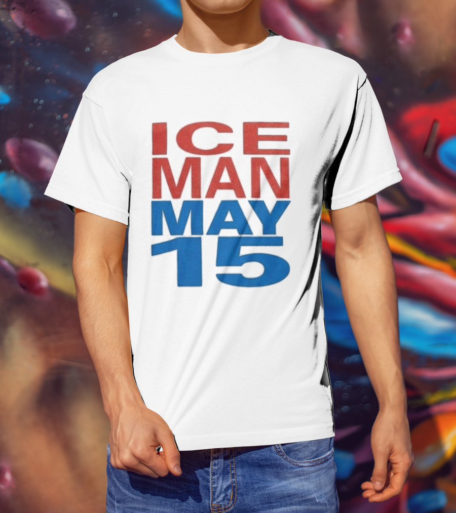 Iceman May 15 Bold Red Blue T-Shirt