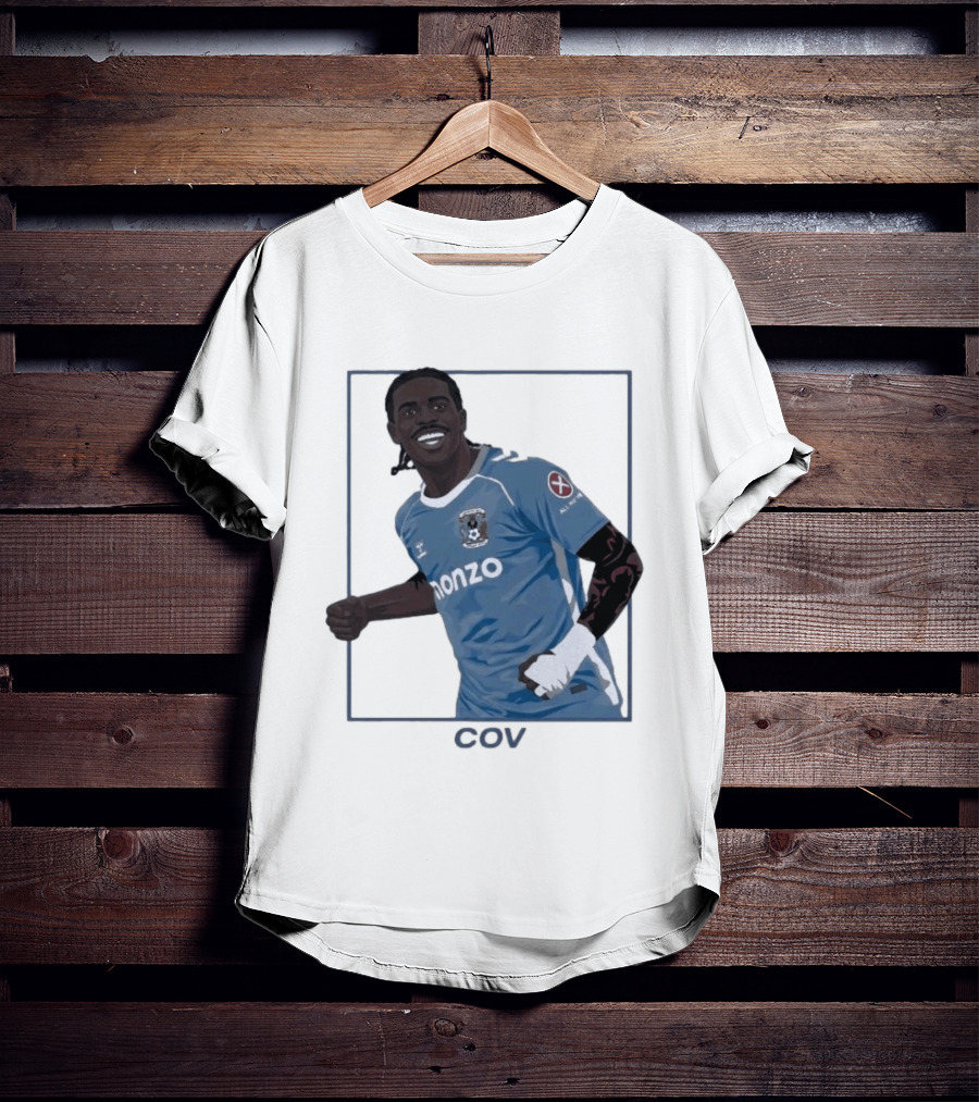 Coventry City FC Haji Wright Monzo Sponsor Premier League Comeback T-Shirt