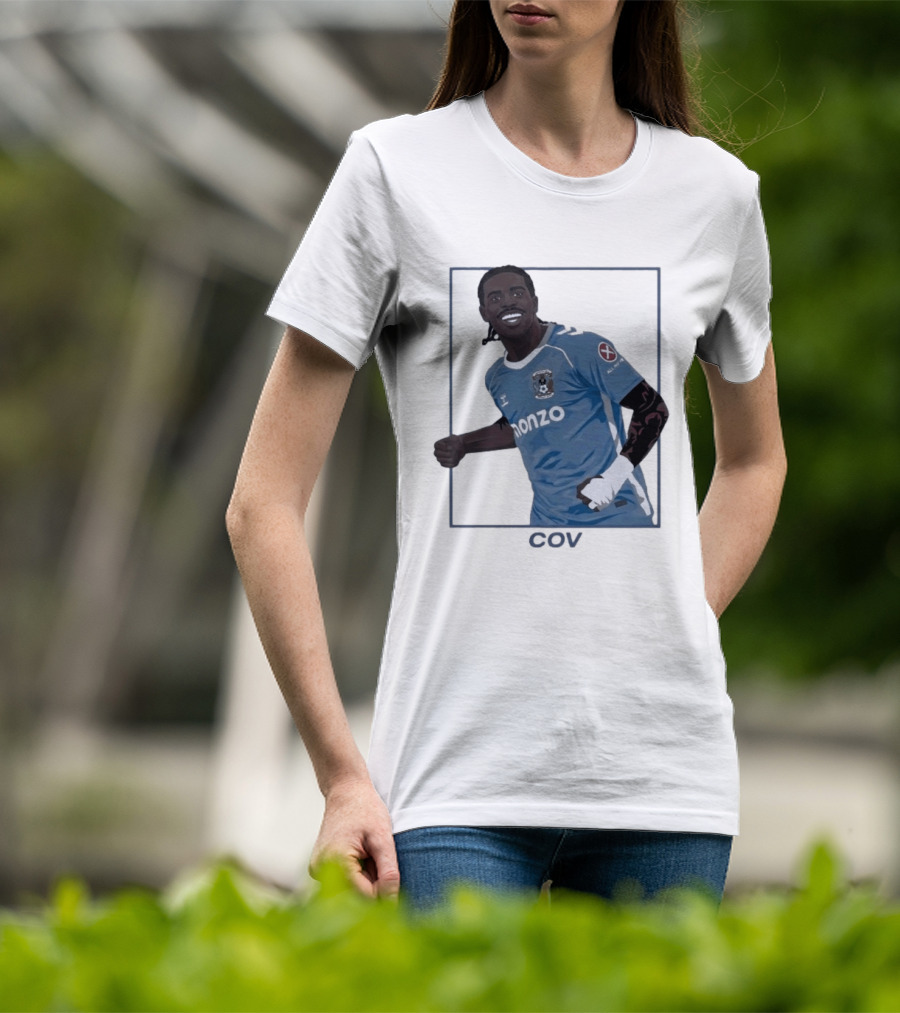 Coventry City FC Haji Wright Monzo Sponsor Premier League Comeback T-Shirt