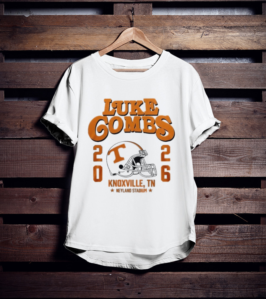 Luke Combs Tennessee Volunteers Knoxville Concert 2026 Stadium Tour T-Shirt