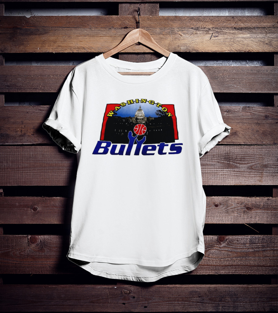 Washington Bullets Capitol Basketball T-Shirt