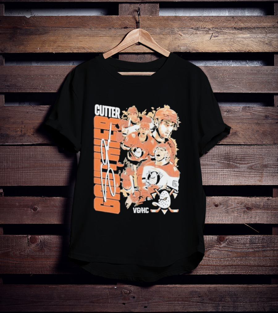 Anaheim Ducks Cutter The Sniper Hockey Collage 2026 T-Shirt