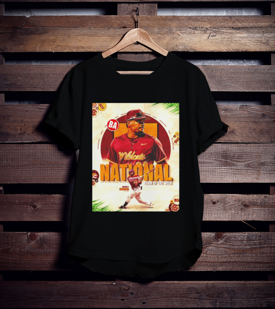 Andrey Martinez Wildcats National Team Of The Week Bethune Cookman T-Shirt