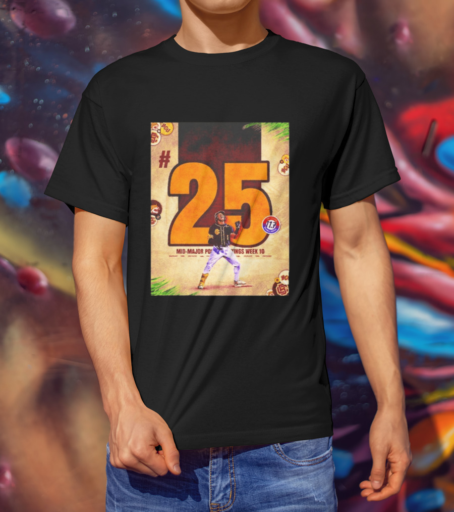 #25 Mid Major Power Rankings Week 10 Bethune Cookman Wildcats T-Shirt