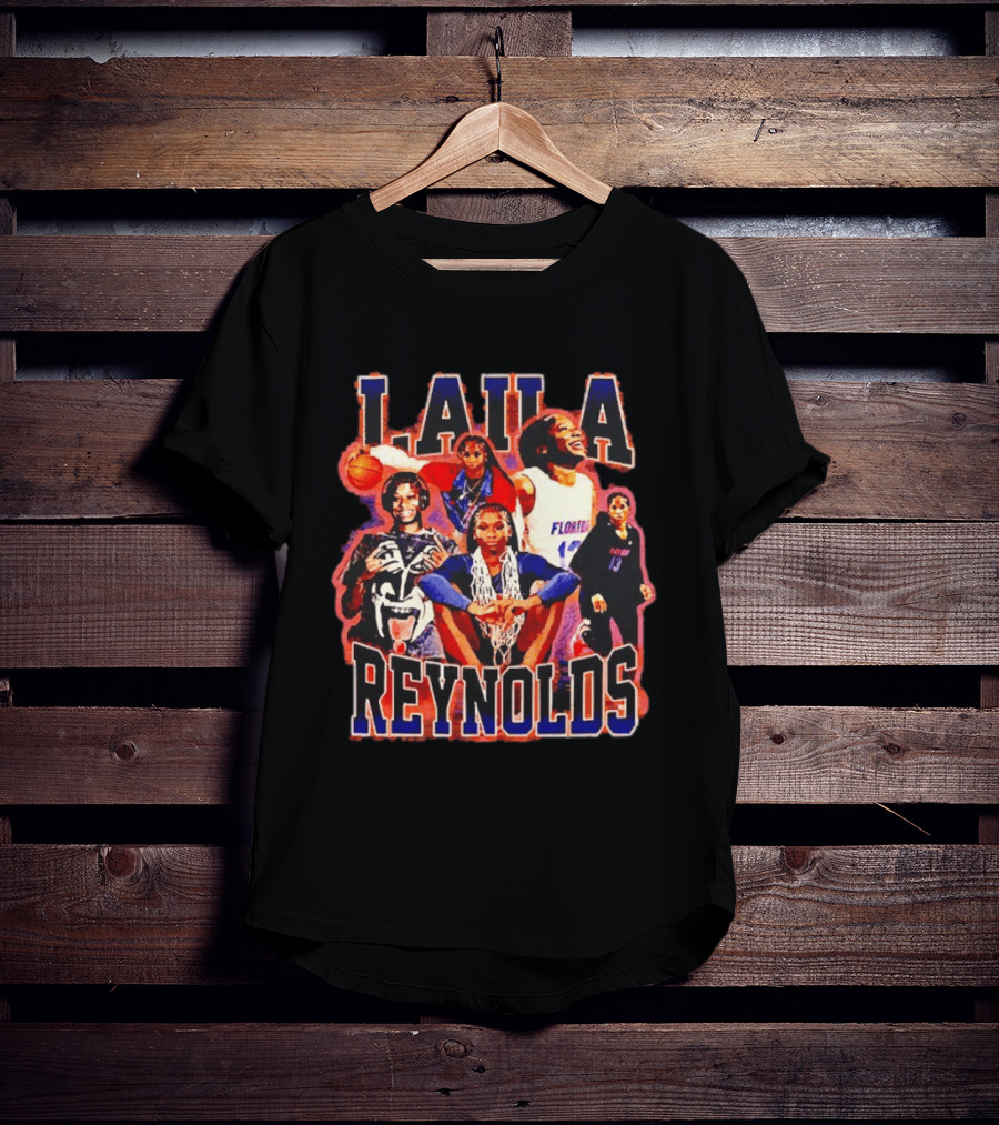 Laila Reynolds Florida Gators Basketball Caricature NCAA Men's Team T-Shirt