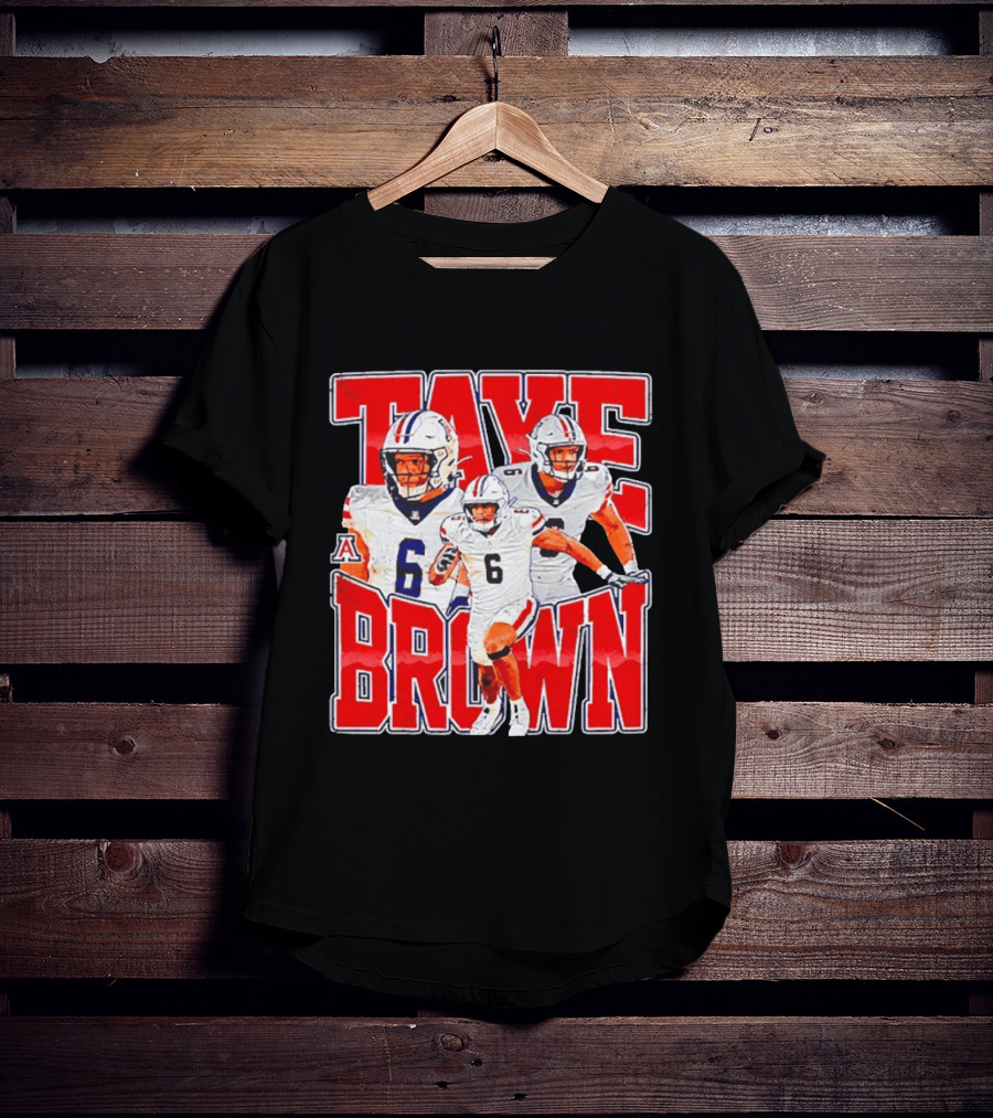 Taye Brown Arizona Wildcats Football Player Number 6 Collage T-Shirt