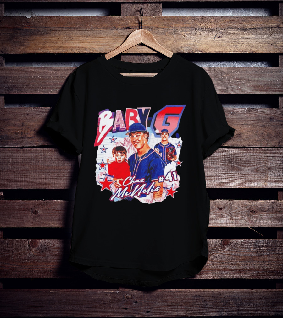 Chaz McNelis 41 Baby G Arizona Wildcats Baseball Stars T-Shirt