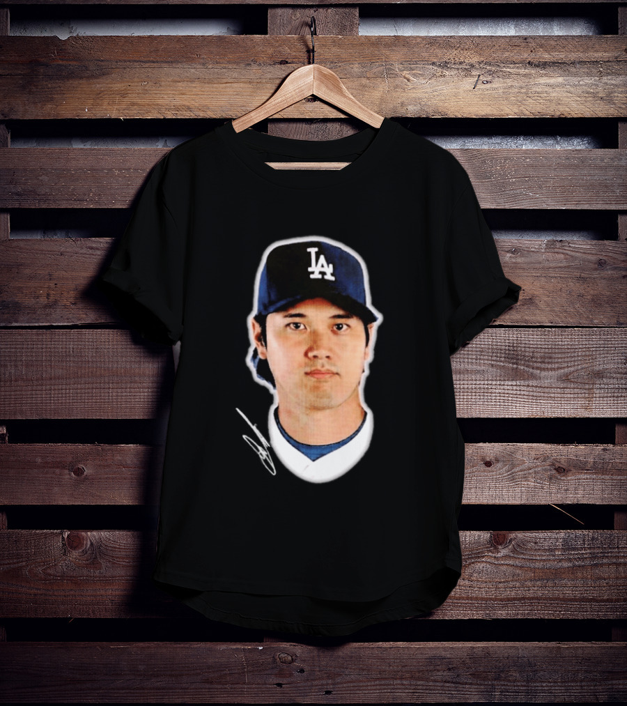 Los Angeles Dodgers Shohei Ohtani Headliner Authentic Baseball Fan Gear T-Shirt