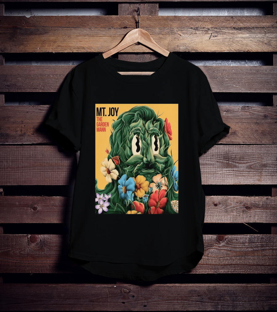 MT Joy The Garden Mann Album Floral Face T-Shirt