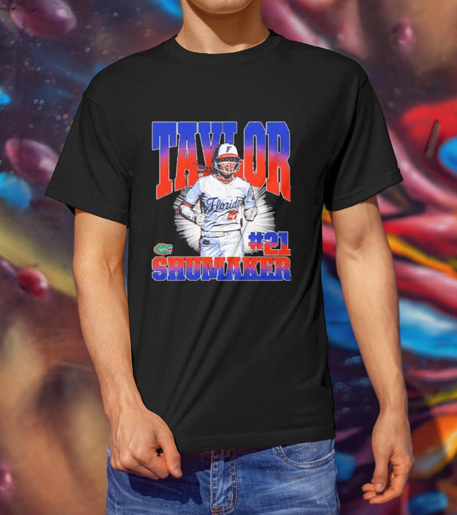 Florida Gators Taylor Shumaker NCAA Softball #21 T-Shirt