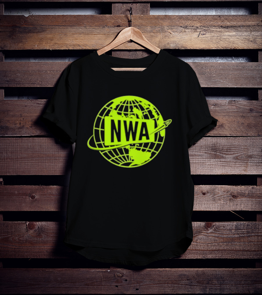 NWA National Wrestling Alliance Space Globe Comet Variant T-Shirt