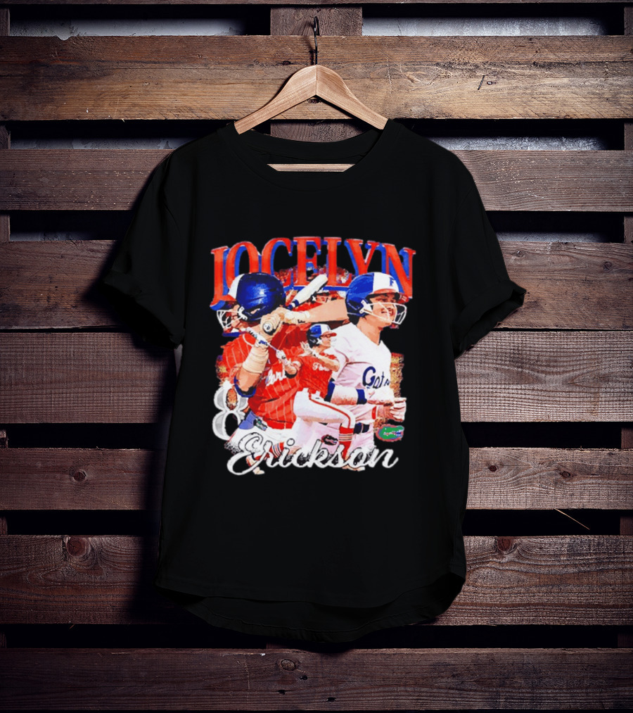 Jocelyn Erickson Florida Gators Softball Player Collage T-Shirt