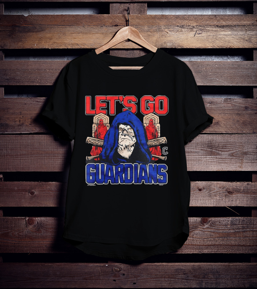Let's Go Guardians Cleveland Baseball Sheev Palpatine Star Wars T-Shirt