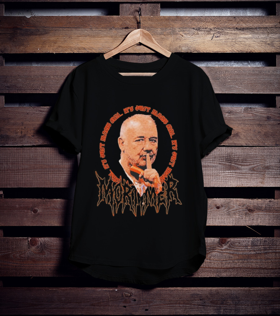 Shhh It's Just Magic Bob Mortimer Orange T-Shirt