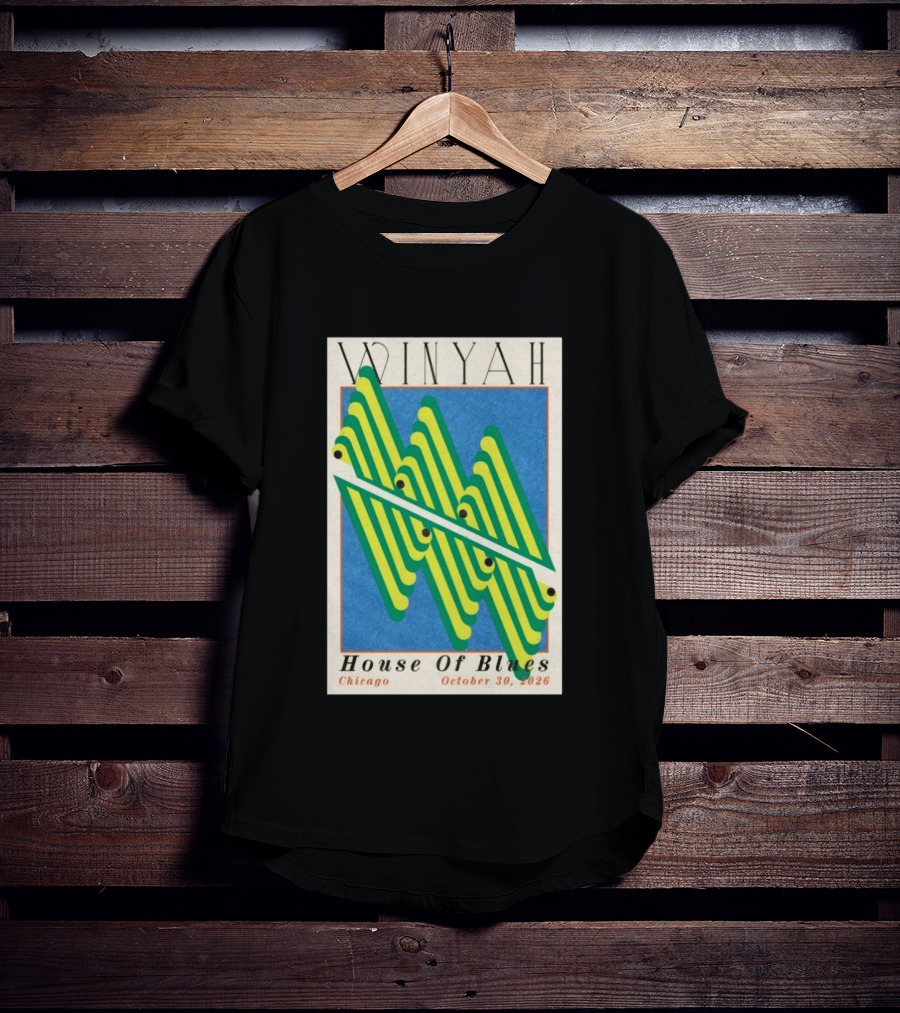 Winyah House Of Blues Chicago October 30 2026 T-Shirt